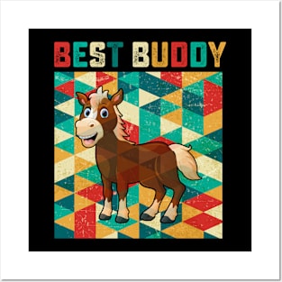 Best Buddy Horse Posters and Art